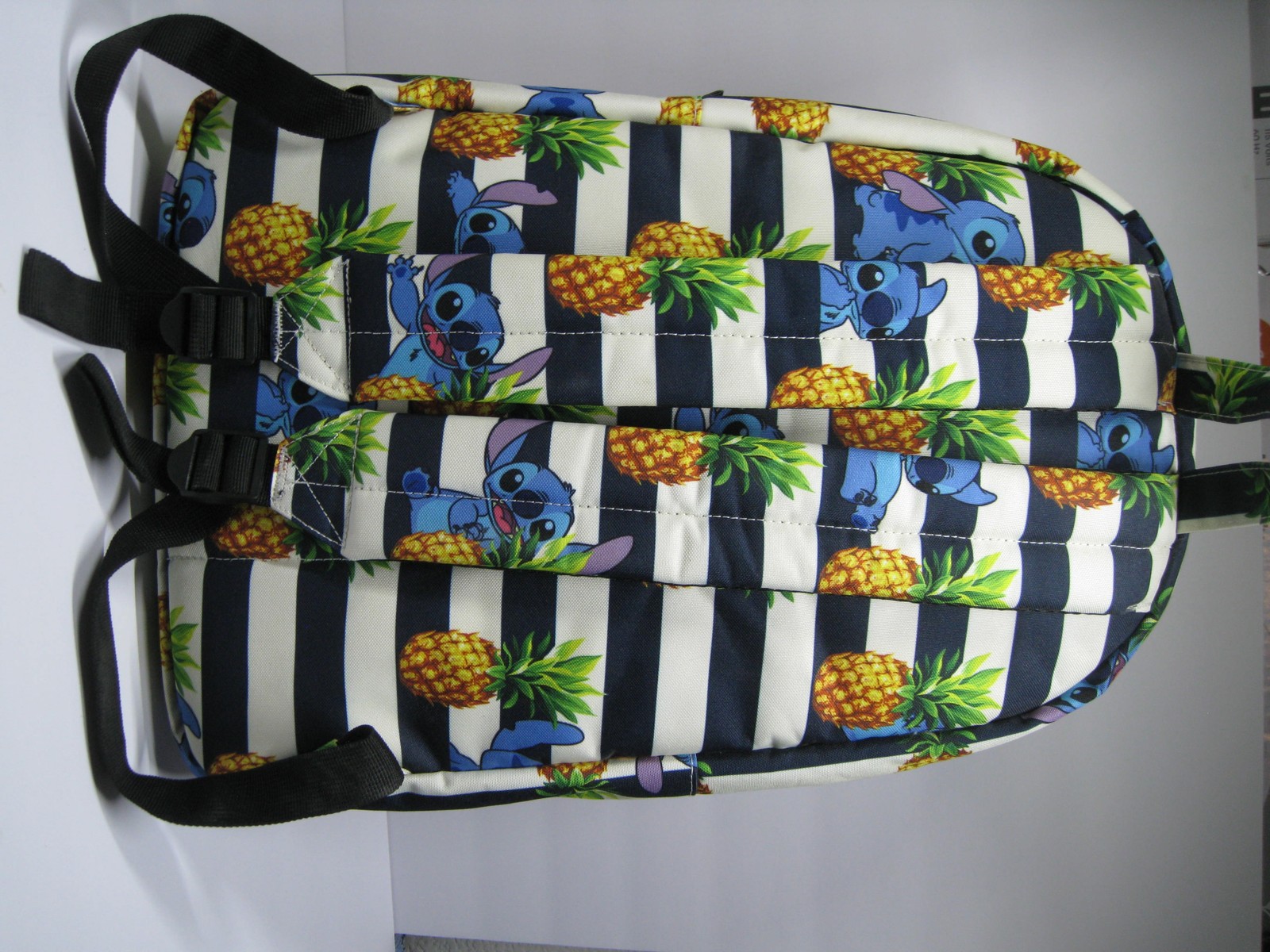 Disney Loungefly Backpack Stitch Pineapple Stripe… - image 5