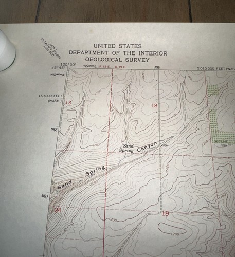 Sundale NW Oregon and Washington 1971 Original USGS Topographical Topo Map - 第 5/5 張圖片