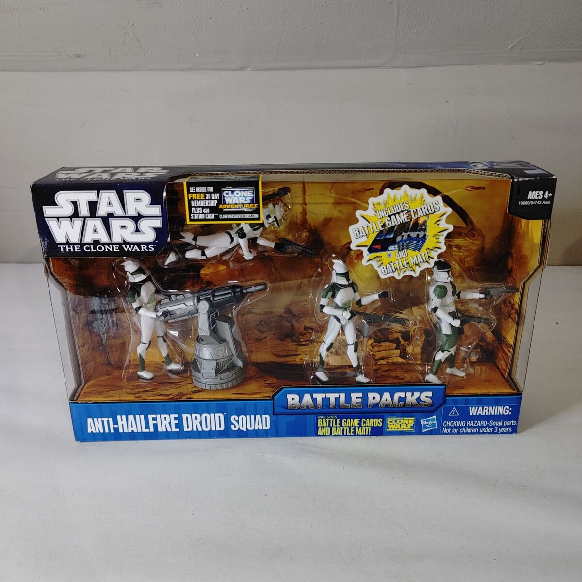 Hasbro Star Wars The Clone Wars Battle Packs Anti-Hailfire Hasbro Star Wars The Clone Wars Battle Packs Anti-Hailfire