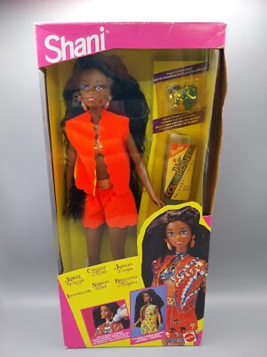 Mattel 11215 - 1993 Jewel 'n Dazzle Shani / Jewel & Glitter Puppe - NrfB, Ovp