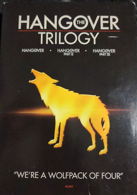The Hangover Trilogy (DVD) (Part 1 and Part 2 are on Disc 1) NEW, WITH SLIPCOVER