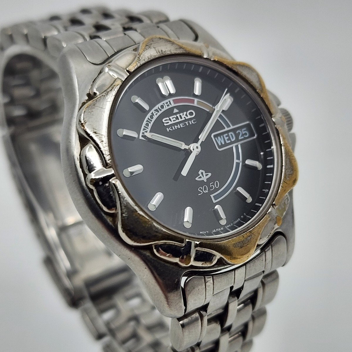 Sq50 5m43 0a50 Seiko Kinetic Sq 50 Seiko Kinetic 5m43-0a50 Sq 50