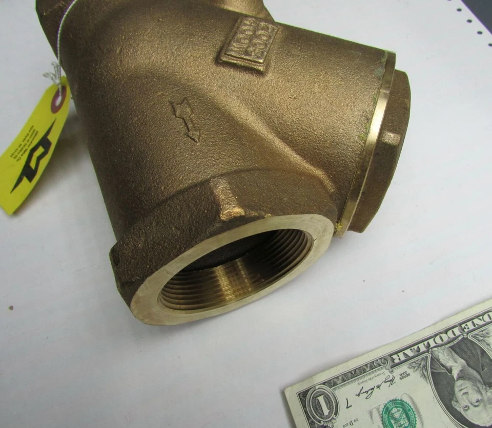 New Milwaukee 2" NPT Cast Bronze Check Valves, 400 PSI WOG 200 WSP Steam 508-200 - Image 3 of 4