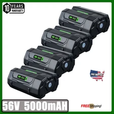 56V 5.0Ah with Battery Holder Battery for EGO Power+ BA2800T BA1400T BA4200 9Ah