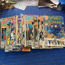 Superboy The Legion of Super-Heroes Lot Of 36 1970s DC VG - reader copies