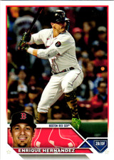 2023 Topps Series 2 Enrique Hernandez  #497   Boston Red Sox Baseball Card    