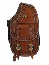 Vintage Handmade Leather Western Saddle Bag for Horse - Premium Quality A S 
