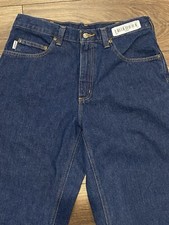 CARHARTT Jeans Denim Straight Leg Men  s Size 32 Dark Wash Work Wear See Images
