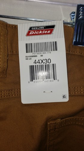 Dickies Duck Carpenter Pants Mens 44x30 Relaxed Fit Straight Leg Flex NEW - Picture 3 of 8