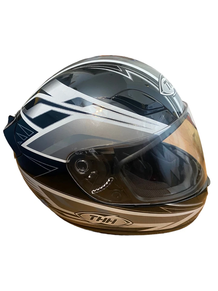 THH ONELL M2000 TS-40 PC Casco Moto Gris,Blanco,Negro (Talla: M) Foto 3 de 4