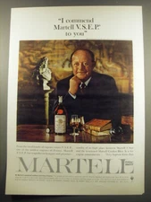 1960 Martell Cognac Brandy Ad - I commend Martell V.S.E.P. to you