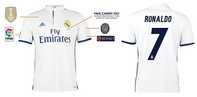 Trikot Real Madrid Champions League Final Cardiff 2017 - Ronaldo