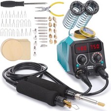 YIHUA 939D-VII Pyrography Tool Wood Burning Pen Kit Station 2-in-1 Solid-Point
