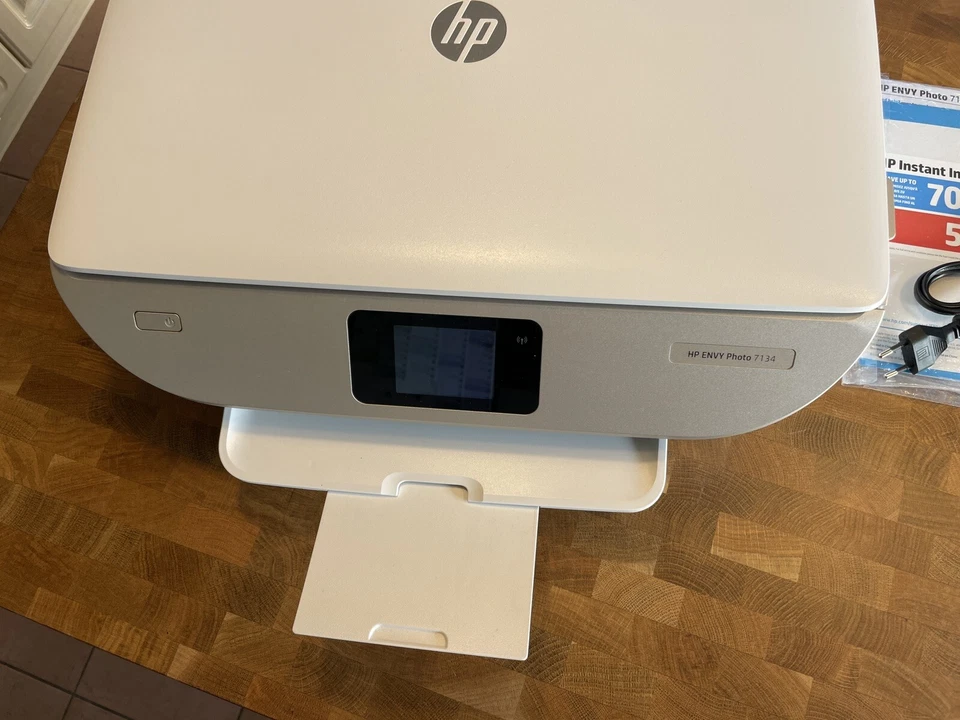 HP Envy Photo 7134 All-in-One Multi Drucker Smartphone Bluetooth Kopierer weiß - Bild 4 von 4