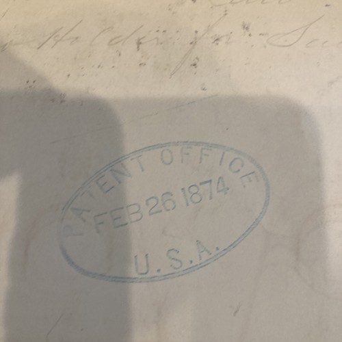 1874 ORIGINAL PATENTZEICHNUNG - Schiffe Segelboote - Bild 5 von 6