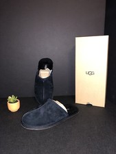 UGG PEARLE WOMEN SLIPPER SUEDE BLACK US 5