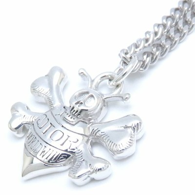 Auth CHRISTIAN DIOR Sterling Silver 925 
