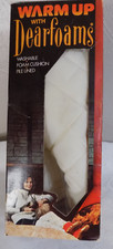 NOS Vintage Dearfoams Ivory/Cream Bootie Slippers S 5-6 advertisement movie prop