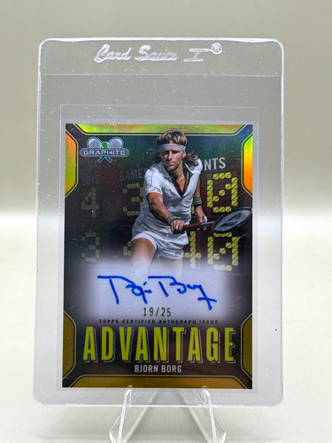 Bjorn Borg #AA-BB 2024 Topps Graphite Advantage Autograph card