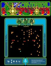 TIN SIGN "Centipede" Video Games Signs  Rustic Wall Decor Gaming Mancave Pub Din