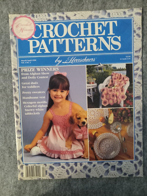 April 1990 Crochet Pattern Back Issue Magazine Afghan Doily Dress Tablecloth | eBay April 1990 Crochet Pattern Back Issue Magazine Afghan Doily Dress Tablecloth | eBay
