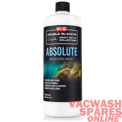 P&S ABSOLUTE RINSELESS WASH 948ML SHAMPOO - RINSE FREE CAR WASH - ENHANCES GLOSS
