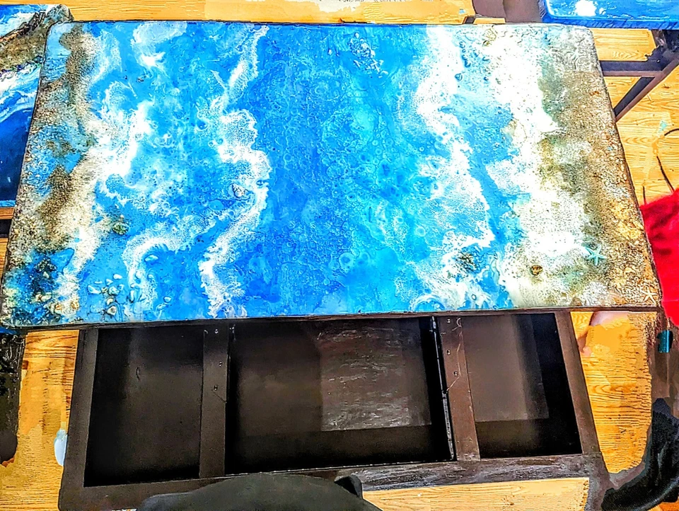 Mesa de centro elevadora con mesas auxiliares a juego Foto 4 de 4