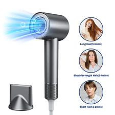 1400W Hair Dryer Brushless Motor Blow Dryer Professional Hair Dryer with Nozzle