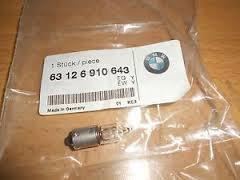 Bulb Park Lamp Genuine BMW 12V 6W Halogen F20 F22 F30 E39 X1 X5 E53 63217160795 - Picture 1 of 1