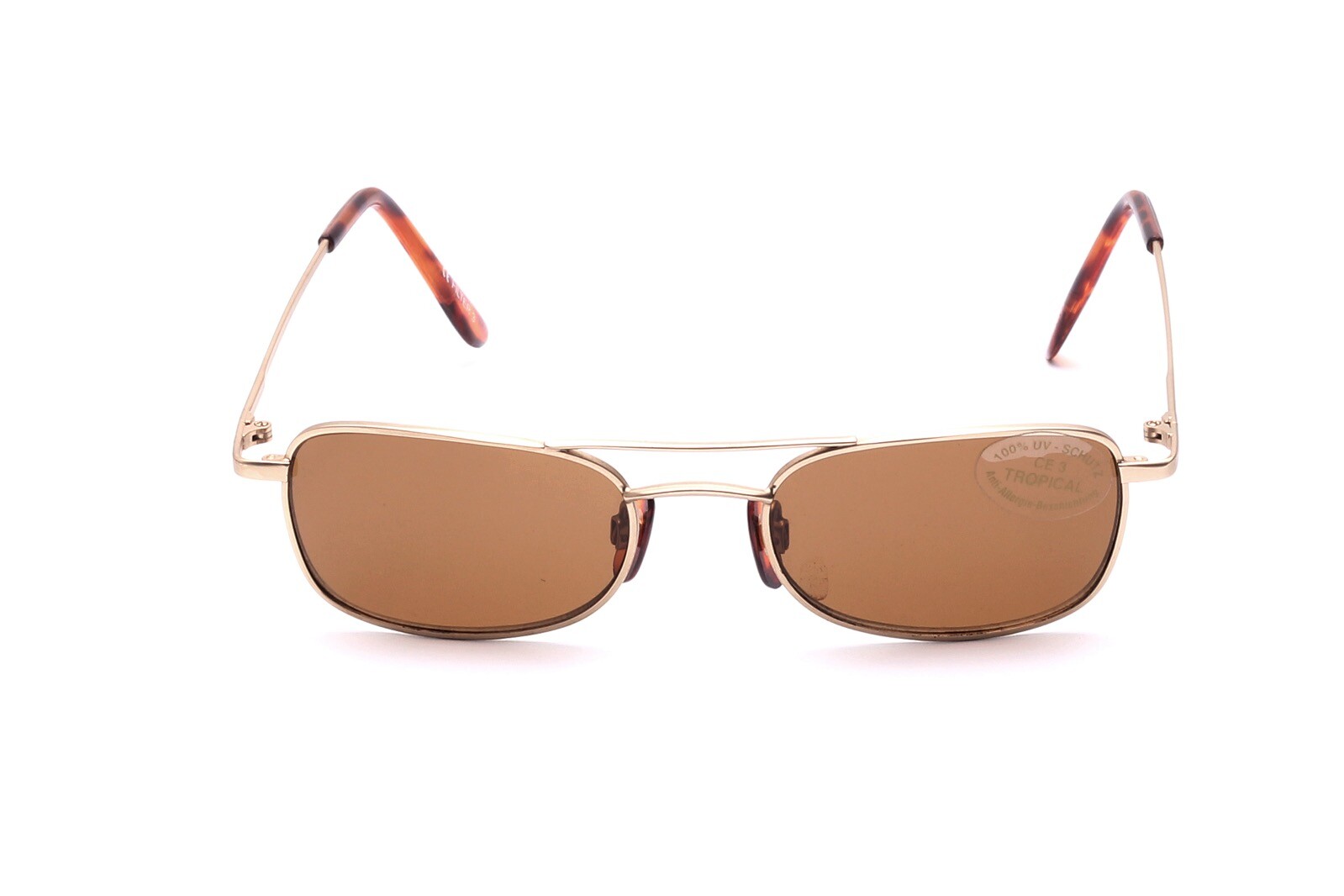 Металлический Матовый Золотой Мужской Тропический дизайн Спортивного автомобиля Модные качественные солнцезащитные очки 3490₽