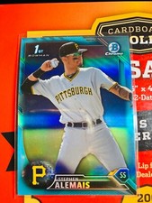 2016 Bowman Chrome Draft Sky Blue Refractors #BDC34 Stephen Alemais V94