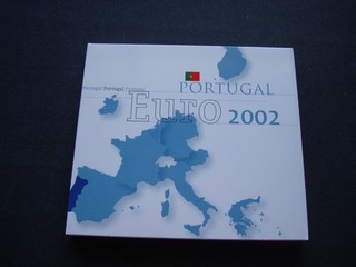 TOP Portugal Euro Kursmünzensatz Papierfolder Informationen! Special! RAR!