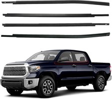 Window Molding Trim Seal For 2007-2019 Toyota Tundra Crewmax Cab4 Full-size Doo Window Molding Trim Seal For 2007-2019 Toyota Tundra Crewmax Cab4 Full-size Doo