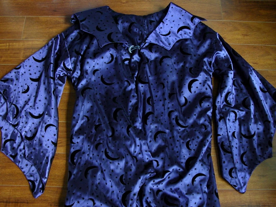 CAPA DE BRUJOS DE MICKEY MOUSE Disfraz de mago Disfraz de Halloween Fiesta Bata ADULTO L Foto 4 de 4