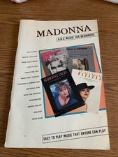 MADONNA Sheet Music Easy ABC Music Beginners Guide By Sight  Sound Holiday