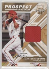 2018 Panini Elite Extra Edition Prospect Materials Gold 66/99 Carter Kieboom uk2