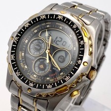 Excellent 90s CITIZEN PROMASTER Yachting Working Watch Pre-Owned from Japan