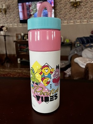 Care Bears CoolGear Tumbler Positive Vibes Water Bottle Koozie 1980s NWT Cute!
