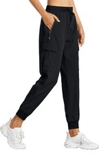 Womens Cargo Joggers Lightweight Quick Dry Hiking Pants Athletic Casual