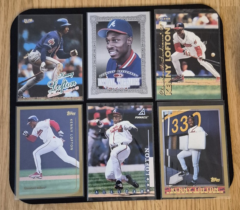 Kenny Lofton 22 Card Lot - Baseball card Lot 22 Cards. Lot # 11