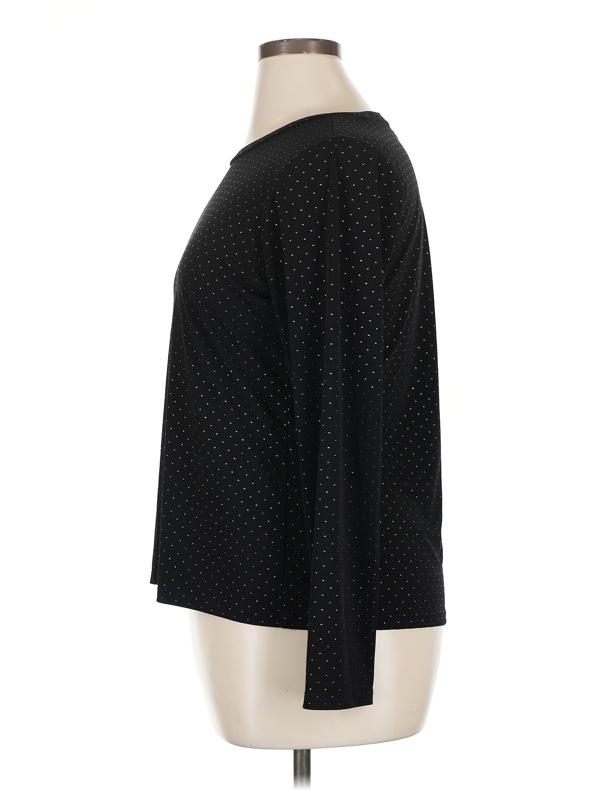 MICHAEL Michael Kors Women Black Long Sleeve Top XL thumbnail 4