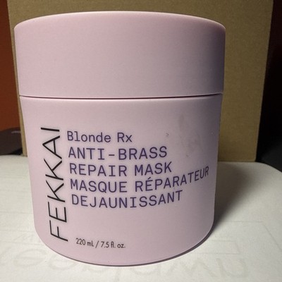 Fekkai Blonde Rx Anti-Brass Repair Mask 7.5 oz / 200mL Purple Blonde Treatment