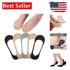 No Show Socks Womens, Ultra Low Cut Liners Non Slip Footies for Flats Hidden ...