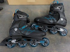K2 Men's F.I.T. 80 BOA Skates - Black Blue - 12.5 - Used - Acceptable