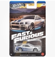 Hot Wheels Fast and Furious Brian O'Conner Car Nissan Skyline 1/64 Scale New