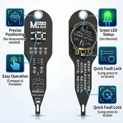 M093 Inductance Tester Motherboard Coil Tester Inductor Detector Repair Tool SP