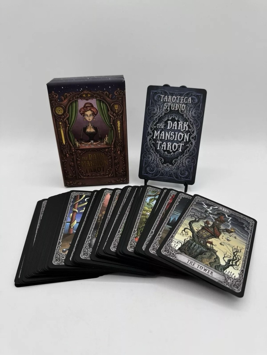 トランプ THE DARK MANSION TAROT The Dark Mansion Tarot Card Deck, 3rd Edition, Authentic- Rare