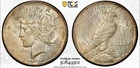 1927 D PEACE SILVER DOLLAR PCGS MS63 GOLD SHIELD LABEL