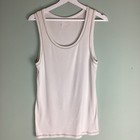 Dolce & Gabbana D&G Vintage Y2K White Ribbed Tank Top Vest Ladies XS/S 16” P2P