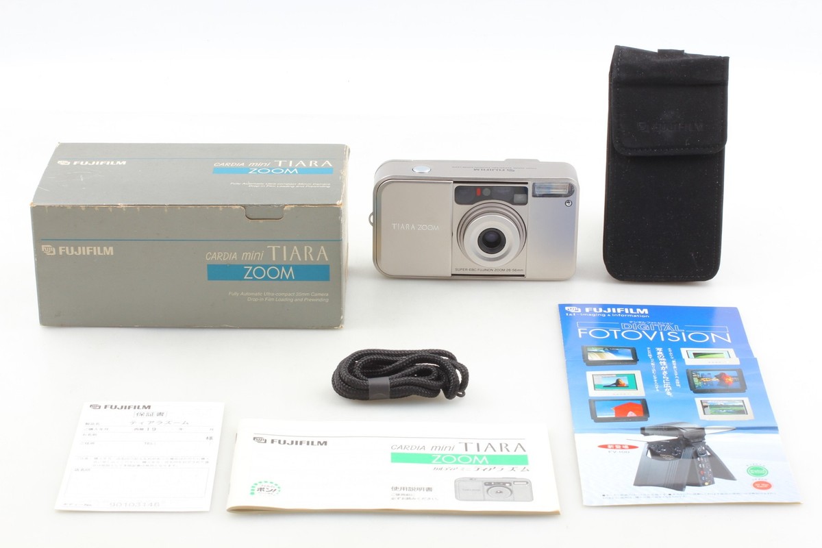 MINT in Box** Fujifilm Cardia mini Tiara Zoom Film Camera From